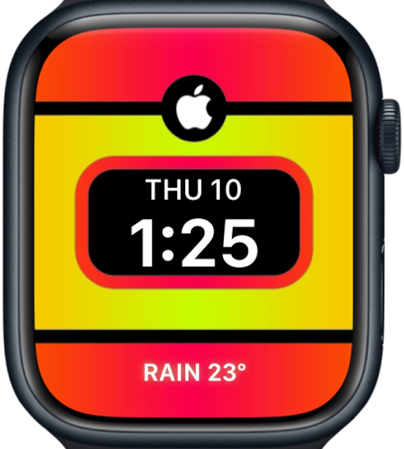 Apple Watch Face | Download Free | APPLE Yellow | Applewatch Face