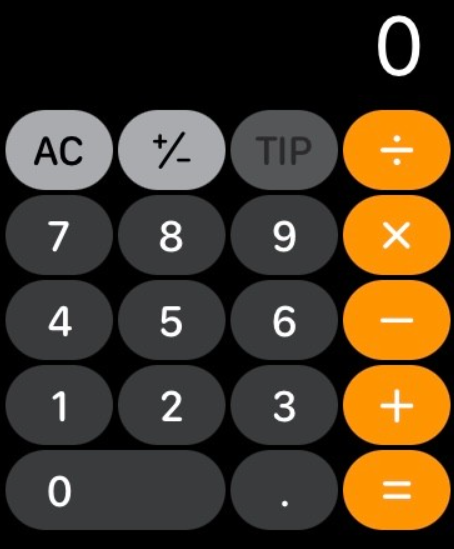 Apple Watch Face | Download Free | How to calculate tips with an Apple Watch