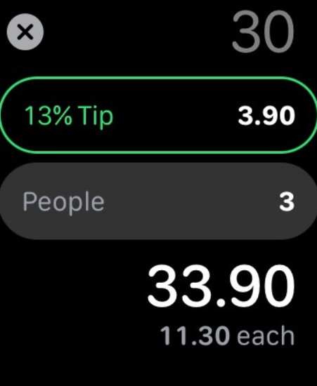 Apple Watch Face | Download Free | How to calculate tips with an Apple Watch