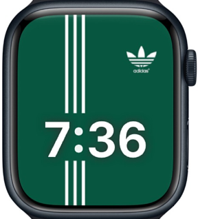 Apple Watch Face | Download Free | ADIDAS Green | Applewatch Face