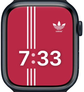 Apple Watch Face | Download Free | ADIDAS Red | Applewatch Face