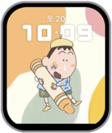 Apple Watch Face | Download Free | Crayon ShinChan Painting Boo | Applewatch Face