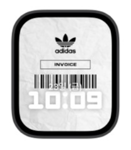 Apple Watch Face | Download Free | ADIDAS Barcode | Applewatch Face
