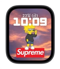 Apple Watch Face | Download Free | The Simpsons Lisa&Supreme(2) | Applewatch Face