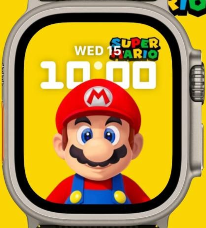 Apple Watch Face | Download Free | Super Mario Mario(3) | Applewatch Face
